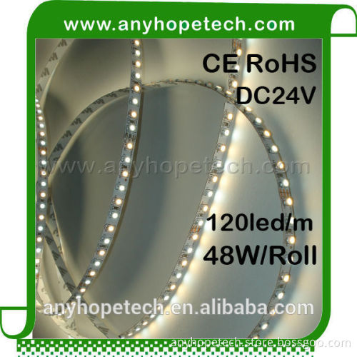 super bright two color 120LEDs warm white cool white flexible led bande